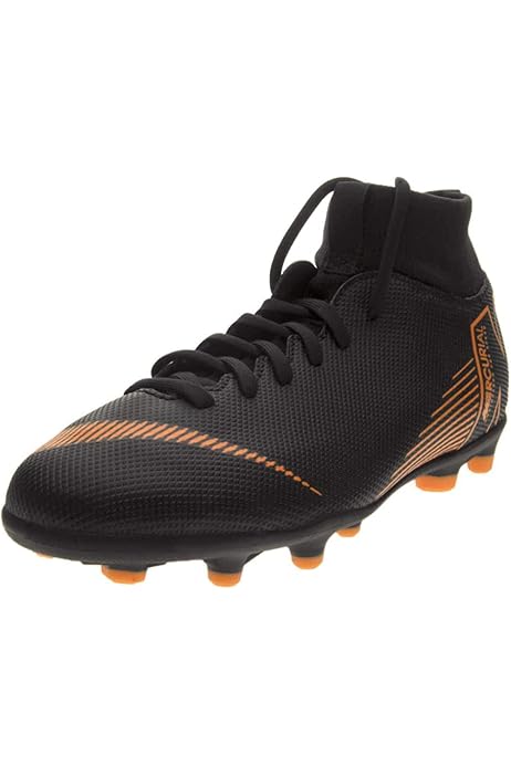 nike mercurial black and orange