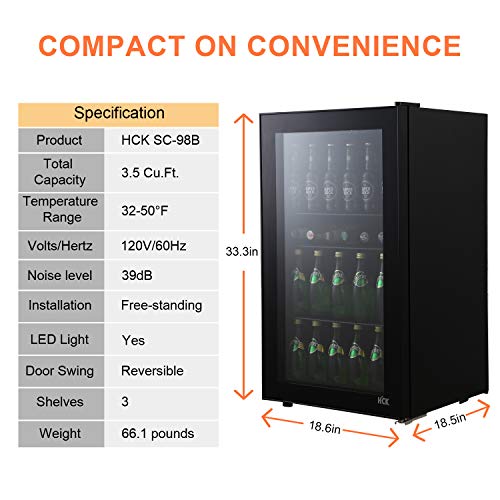 2 HCK+cu+ft+Beverage+Refrigerator+Cooler