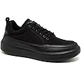 OrthoComfoot Men's Orthopedic Fashion Sneakers for Plantar Fasciitis: Casual Supportive Cushioned Walking Shoes for Diabetes, Comfortable Arch Support Shoes for Foot and Heel Pain Relief