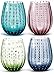 Circleware 44395 White Rain Glassware Products, Multi-Colored