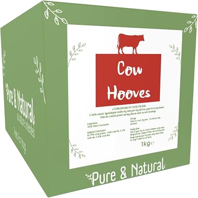Pure & Natural Cow Hooves for Dogs - Durable Long Lasting Chews 1 kg