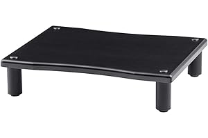Monolith by Monoprice Amplifier/Component Stand XL Black, 139162