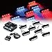 Xprite G1 Series Red & Blue 4 LED 4 W 8 Heads 32 LED Hide A Way Emergency Vehicle Strobe Warning Lights Lightbars For Deck Dash Grill Windshield Headliner