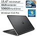 HP Probook G4 15.6-Inch Laptop (Intel Core i5-5200U up to 2.7GHz, 4GB RAM, 500GB HDD, HD Anti-glare Display, HDMI, DVD, Windows 7 Professional / Windows 10 Pro)