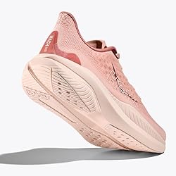 Hoka Women's Mach 6 Sneaker, Rose Latte/Blush, 10.5