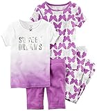 Carter's Girls' 4 Piece PJ Set