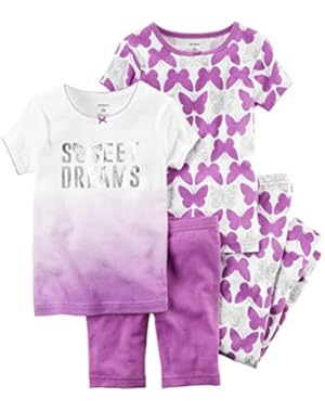Baby Girls' 4 Piece PJ Set