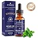 Organic Raw Hemp Extract for Better Sleep (1000MG), Peppermint Flavor, Blended with Organic Hemp Seed Oil for Optimal Absorption, GMP Certified, Kosher, Raw, Gluten Free, 1oz. by St Moritz