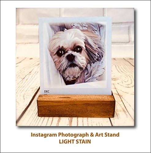 Photgraph Stand + Instagram Poloroid Stand + Rustic Wood Photo Stand + Social Media Photo Holder + SET OF 4