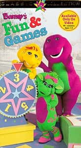 Amazon Com Barney S Fun Games Vhs Bob West Julie Johnson Dean Wendt David Joyner John David Bennett Pia Manalo Lauren King Patty Wirtz Jeff Ayers Hope Cervantes Rickey Carter Jessica Zucha Dennis
