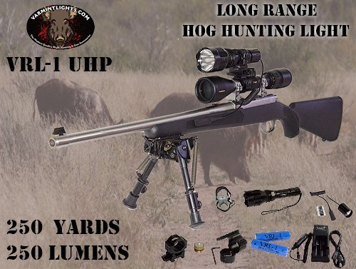 VRL-1 "ultimate package" Green and Red Led s, varmint light, varmint hunting light, hog light, coyote hunting light, Fox hunting light, hunting light
