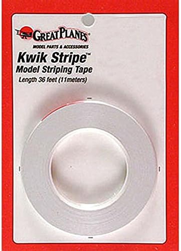 Great Planes 1/8" White Striping Tape