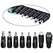 SoulBay 15W AC Adapter Universal Switching Power Supply DC 3V 4.5V 5V 6V 7.5V 9V 12V Charger with 8 Interchangeable Tips for Household Electronics, Adjutable Voltage, 1250mA Max
