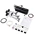 Juane 150DB Train Air Horn Kit for Trucks, 4 Trumpet Super Loud Air Horn with 120PSI 12V Compressor and Gauge for Car Train Van Boat Trucks SUV Vehicle(Black)