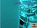 1 X Spandex Metallic Turquoise Fabric /60