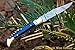 DKC Knives (46 6/18) DKC-783 Ocean Laguiole Damascus Steel Folding Pocket Knife 4 oz 8.5
