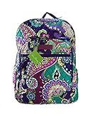 Vera Bradley Campus Backpack (Heather with Purple Interiors)