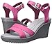 crocs Women's Leigh II Ankle Strap Wedge Sandal