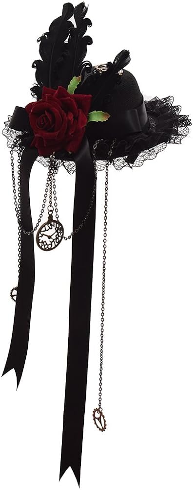 GRACEART Steampunk Hat Women's Topper Headwear (A)(Size: S)