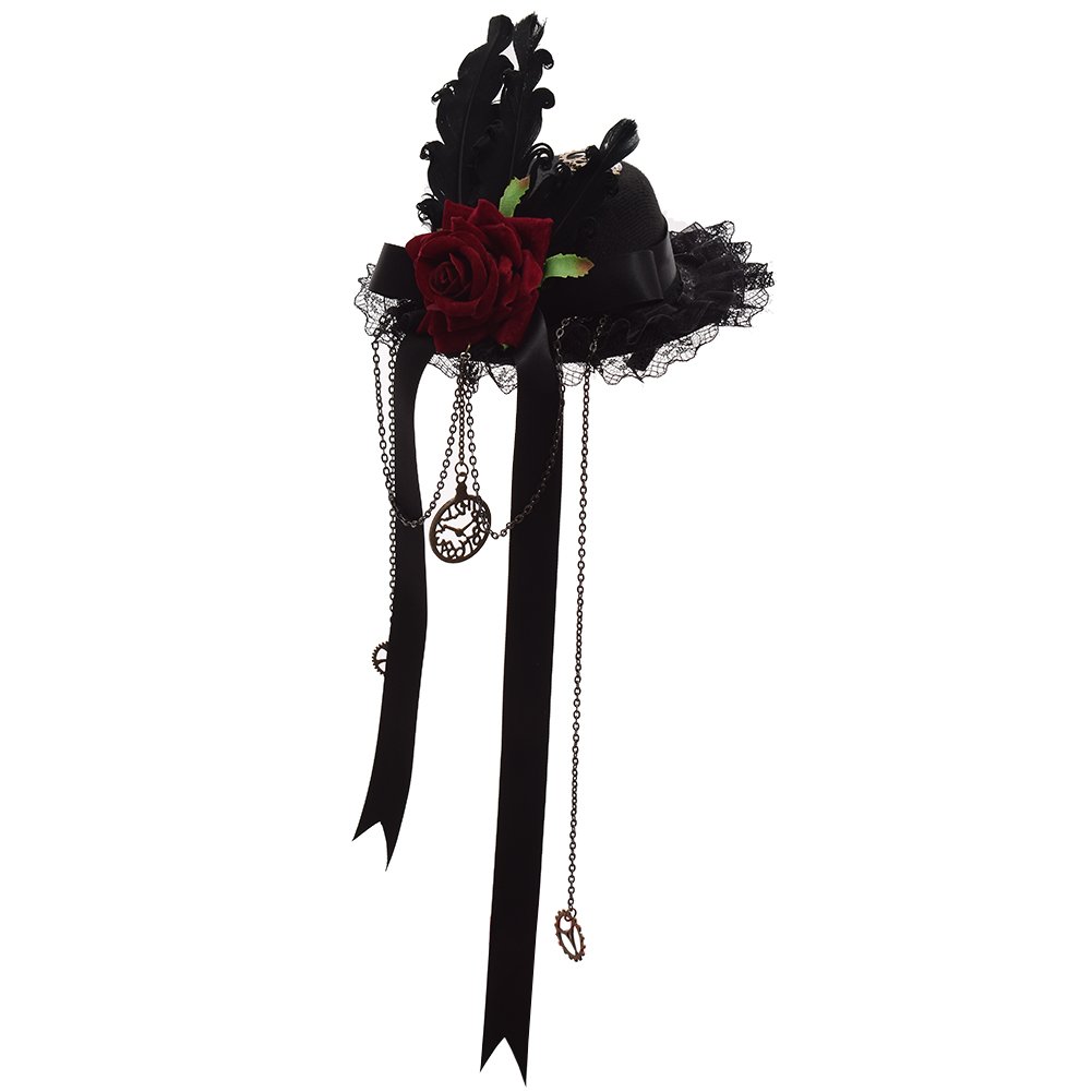 GRACEART Steampunk Hat Women's Topper Headwear (A)(Size: S)