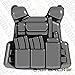 Brickarms PCV (Plate Carrier Vest) - Signal (Black)