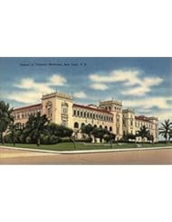 Entertainment Memorabilia: School of Tropical Medicine San Juan, Puerto Rico Original Vintage Postcard - Matias Photo Shop