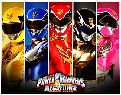 Power Rangers Super Mega Force Image Photo Cake Topper Sheet Birthday Party - 1/4 Sheet - 10629