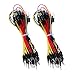 eBoot 130 Pieces Solderless Flexible Breadboard Jumper Wires Cables Line 1P to 1P Male to Male