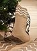 fenncostyles.com Aspen Beaded Burlap Design Holiday Natural Christmas Stocking, One Piece