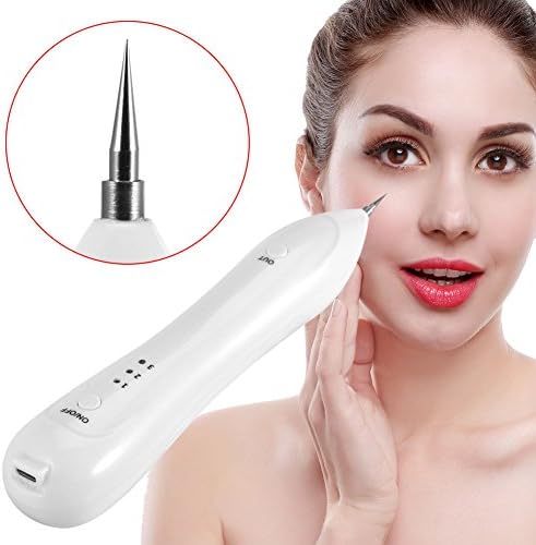 Mole Removal Pen Kit, USB Rechargeable Spot Eraser Pro Portable Laser Skin Tag Remover Machine for Freckle Nevus, Dark Spot, Tattoo, Birth Mark, Age Spots etc.
