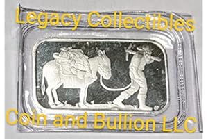 One Troy Oz .999 Fine Silver Bar or Round