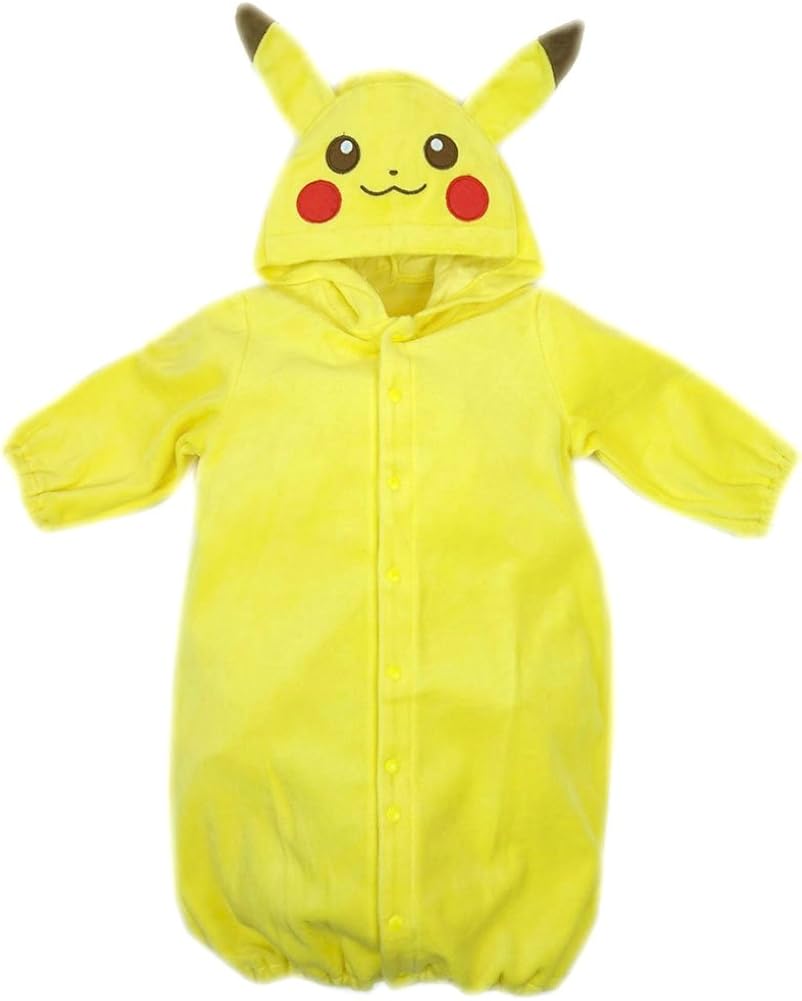 Amazon Co Jp ポケモン ピカチュウ ポケットモンスター 2way ドレス ドレスオール 変身なりきり ロンパース Fo Bpk03 50 70cm 服 ファッション小物