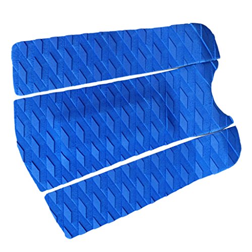 CUTICATE 3X EVA Tail Pad Surfboard Deck Traction Stomp Surfing Grip Mat Trim Sheet - Blue
