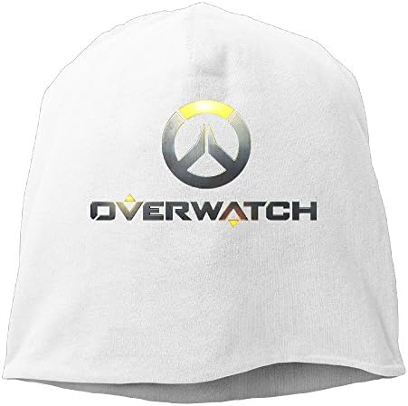 M Angel Games Overwatch Logo Unisex Skull Cap Warm Hat One Size White