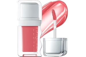 COSNORI Flow Wave Lip Tint - Vegan Glassy Lip Gloss, Lightweight & Long-lasting, Plant-derived Oil Moisturizer, K-Beauty (11 PEACH ROSE)