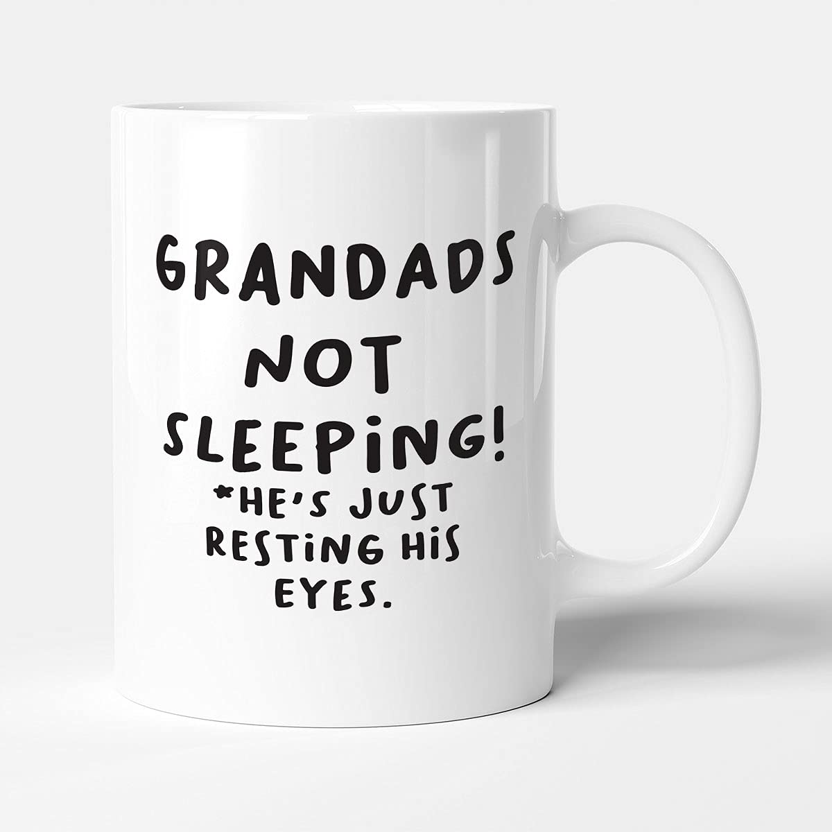 Victorian Printing Co - Grandads Not Sleeping - Funny Birthday Gift Mug, Ceramic, 11fl.oz.