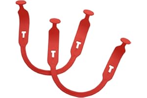 A&R Sports Hockey Helmet Ear Sling (Pair), Red