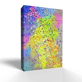 Wall26-Canvas Wall Art-Abstract Colorful Art-Giclee Painting Wall Art for Bedroom Living Room Home Decoration - 12x18 inches