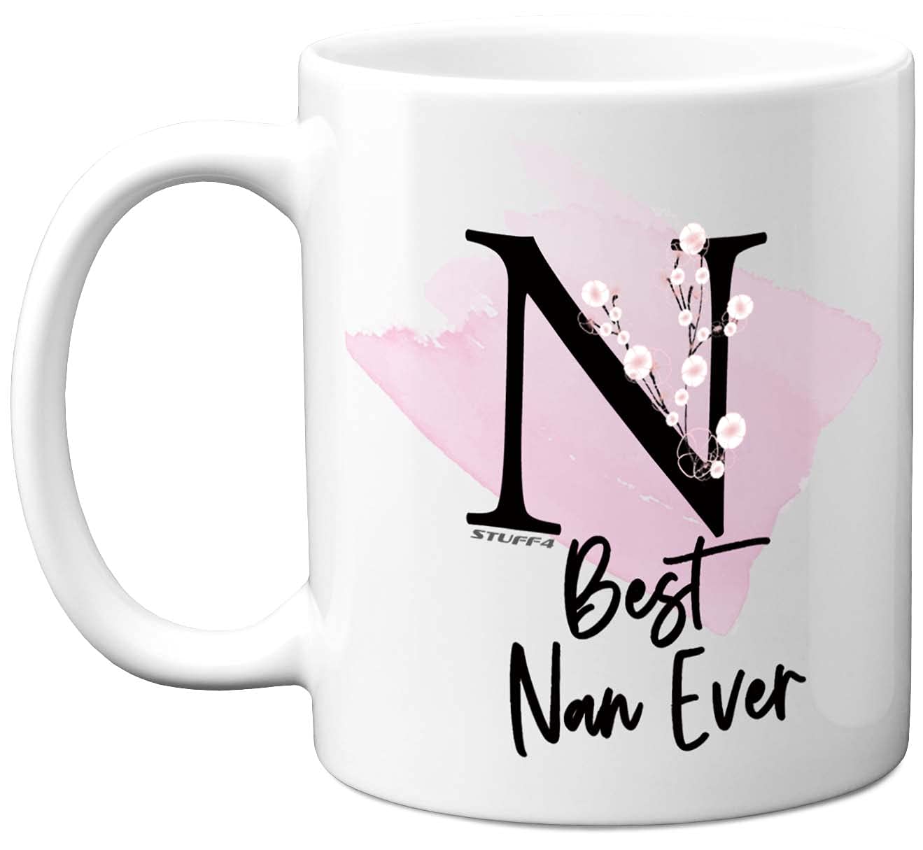 Stuff4 Best Nan Ever Mug, 11oz Ceramic Dishwasher Safe Premium Mugs, Nan Gifts, Birthday Gift, Christmas Nanny Gifts from Grandchildren