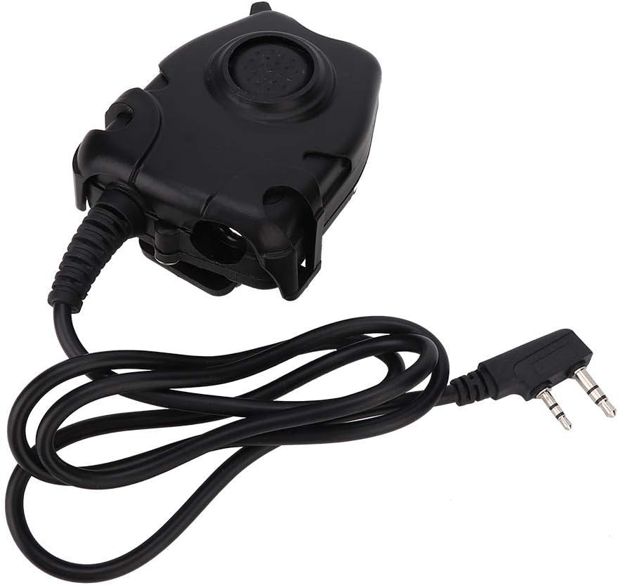 K Head Walkie Talkie Earphone PTT Adapter Head Cable Fits For H-777, R888s Plus, RT-5R,RT-5RV, RT1, RT2