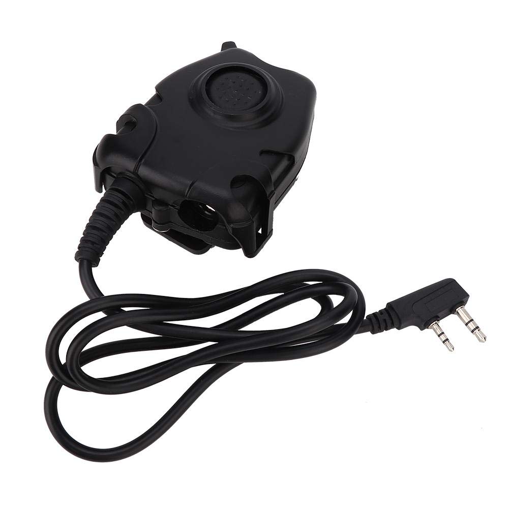 K Head Walkie Talkie Earphone PTT Adapter Head Cable Fits For H-777, R888s Plus, RT-5R,RT-5RV, RT1, RT2, RT5 For KPG/HK/TK For For POFUNG For HYT For PUXING For QUSHENG etc