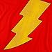 Popfunk Captain Marvel Shazam Lightning T Shirt & Stickers