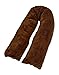 Web Linens Inc Zippered Pillowcase Cover for Total Body Pillow 19x130 - Super Soft -Sherpa/Microplush-Chocolate - Exclusively by Blowout Bedding RN# 142035