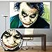 Poster - Joker Mural Decoration - Heath Ledger Batman The Dark Knight Clowns Movie Gotham Villain DC Comic DC Universe Wallposter Photoposter (55 Inch x 39.4 Inch / 140 x 100 cm)