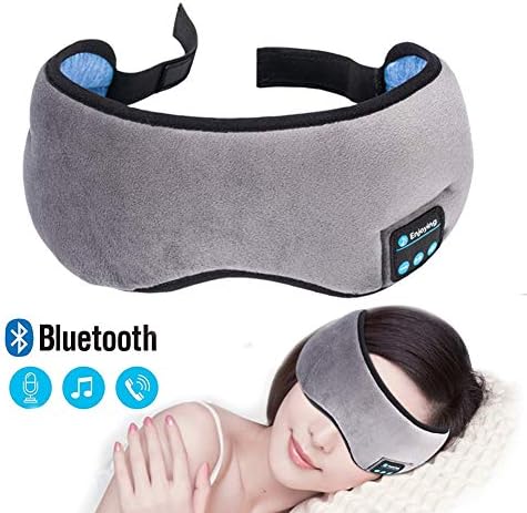 Free Era Bluetooth Sleeping Eye Mask Headphones,Wireless Music Headphone,Travel Sleeping Blindfold Sleep Aid for Women/Man,with Mic Built-in Handsfree/Stereo Speakers