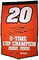Tony Stewart NASCAR 2-Time Cup Champion Dynasty Banner