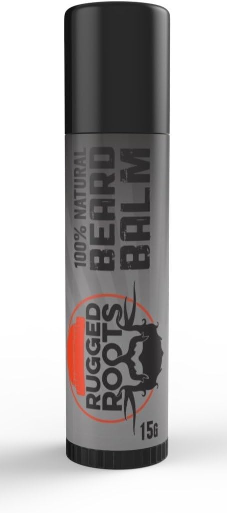 Beard Balm Stick, Leave in Conditioner, Softener for Men,Moisturizes Dry Itchy Beard. Works for All Hair Types and ethnicities (Orange Cedarwood) Unique Stocking Stuffers for Men