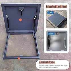 YLLFFLL Roof Access Hatch Door Roof Skylight rain