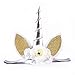 Unicorn Headband Unicorn Birthday Rose Flower Headband Unicorn Party Halloween Christmas Animal Ears ruiqi