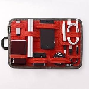 Cocoon ガジェット&デジモノアクセサリ固定ツール 「GRID-IT! 」 A4サイズ レッド CPG10RD